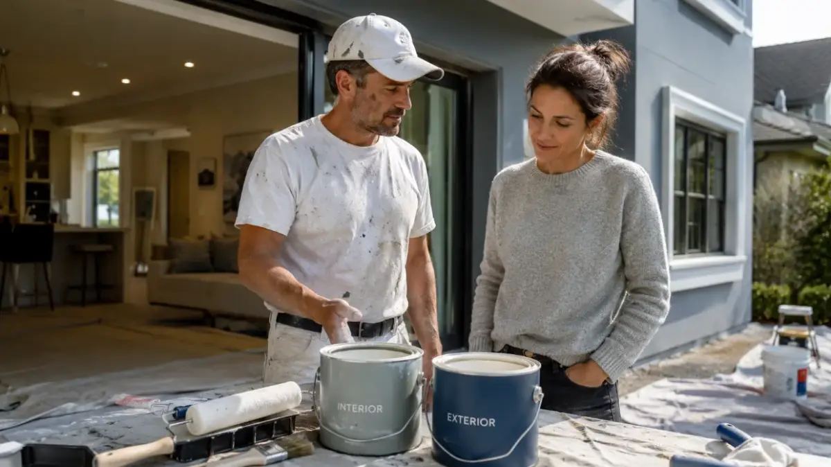 Can You Use Exterior Paint Inside? (And Interior Paint Outside?)