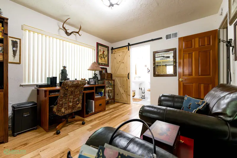 Home office interior remodel in Calabasas by Green Star Remodeling.
