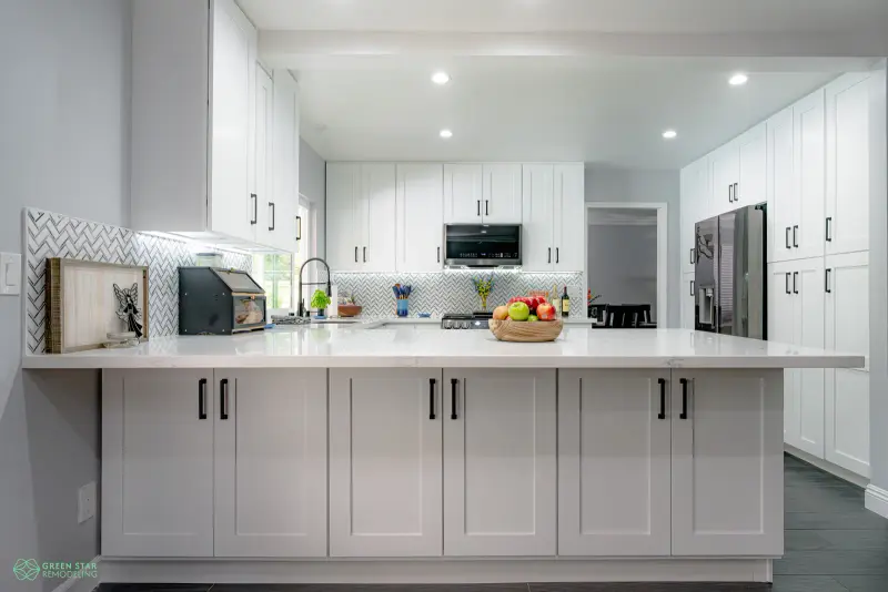 White Shaker Kitchen Santa Clarita